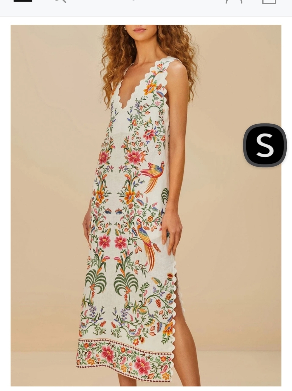 Farm Rio Delicate Forest Maxidress - Picture 3 of 4